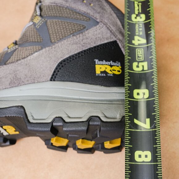 Timberland Pro Women Rockscape Grey Suede Safety Toe Hiker Work Boots sz 8 - Picture 6 of 8